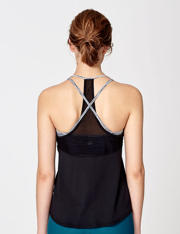 easyoga LA-VEDA Astral Layered Tank1 - L1 Black