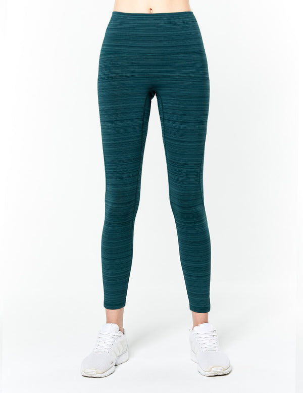 easyoga LESPIRO On- Soothing Core Tights - D64 Aquamarine  Stripe