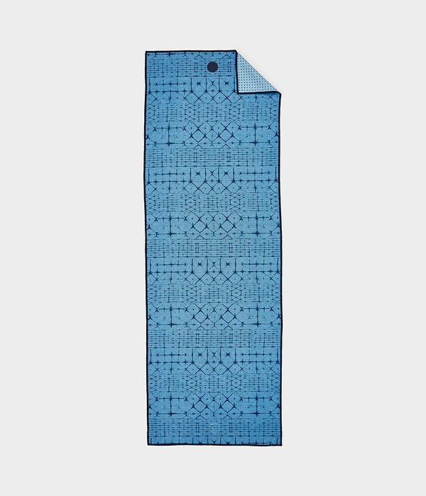 Yogitoes® yoga towel - Star Dye Clear Blue