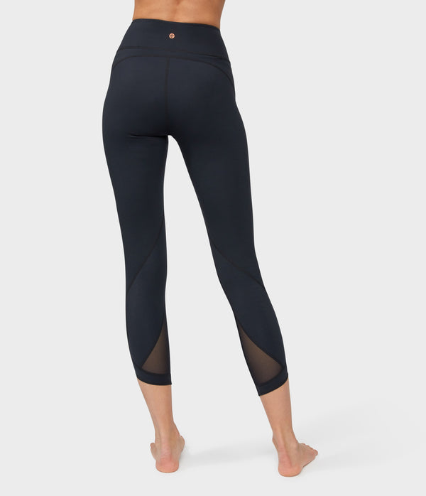 Manduka Apparel - Women's Solite Mesh Ankle Legging - Black-2