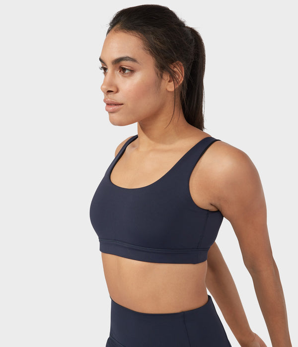 Manduka Apparel - Women's PRO Bra - Double Strap - Dark Sapphire