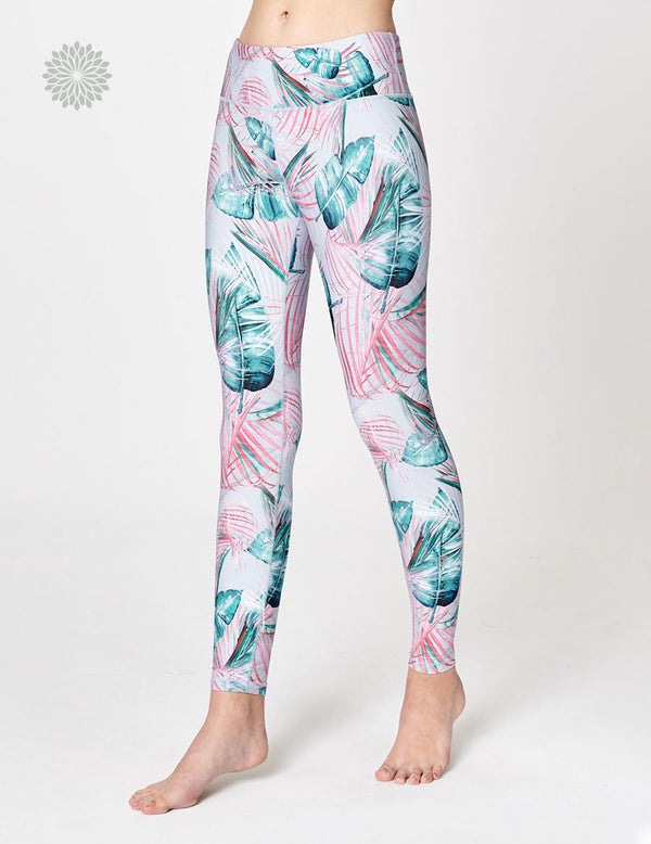 easyoga LA-VEDA Twiggy Core Tights2 - FA4 Windmill Palm