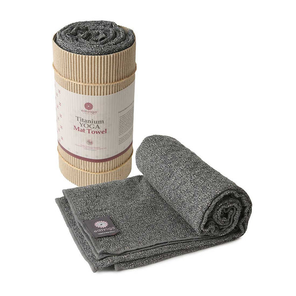 easyoga Titanium Yoga Mat Towel Plus 008 - A9 Dark M-Gray