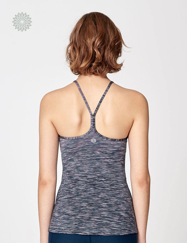 easyoga LA-VEDA Freedom Tank12 - D60 Layer Pinky/Gray Stripe