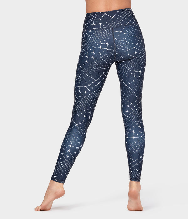 Manduka Apparel - Women's Star Gaze Legging - Blue Multi