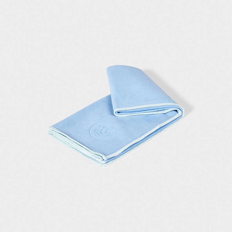 Manduka eQua® Hand Yoga Towel - Clear Blue