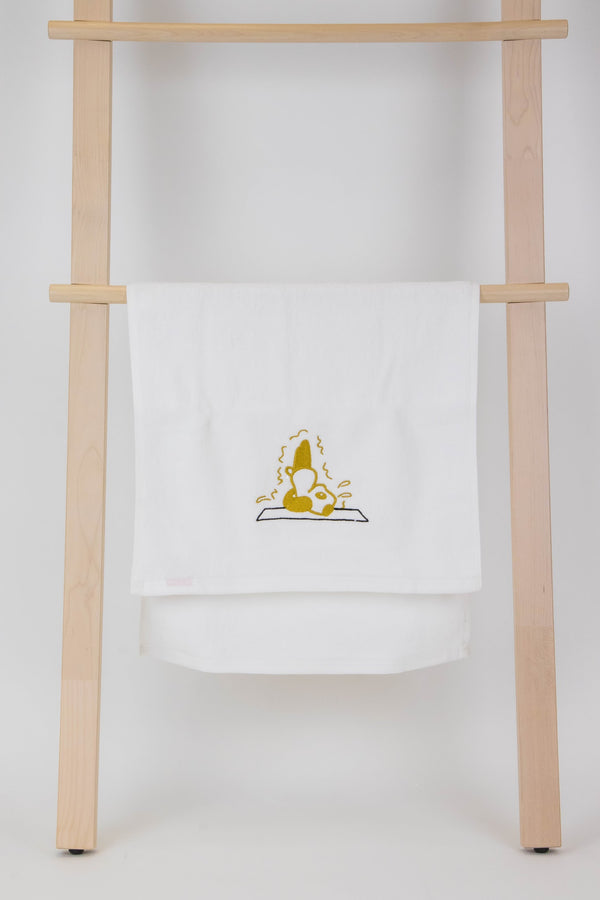 YogaAum AumTowel-(Panda) Sarvangasana - Golden Rod