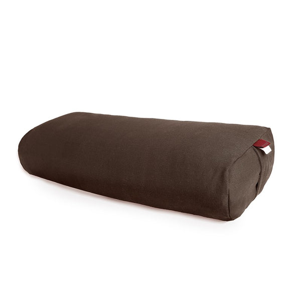 easyoga Premium Dual Handle Yoga Bolster - C02 Chocolate Brown